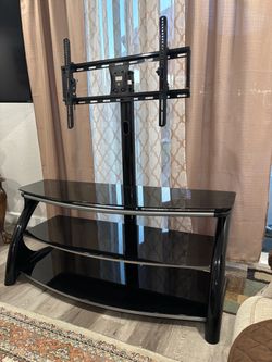TV table with mount