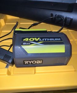 Ryobi 40v Battery With Charger 