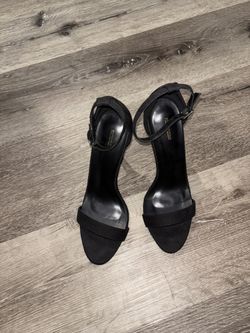 Pretty Little Thing Suede Stilettos