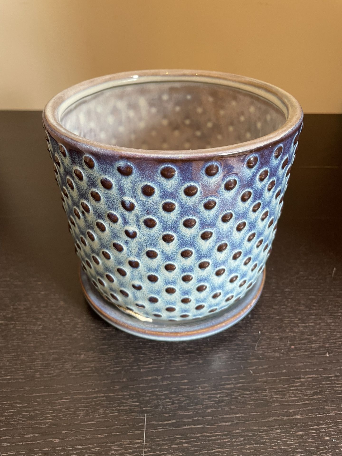 Flower Pot Blue Small