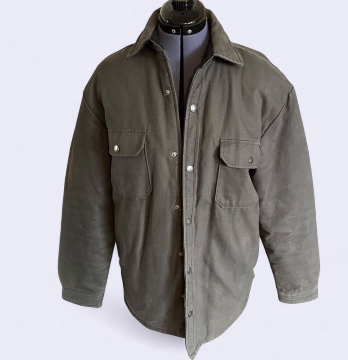 Dickies Jacket Men S Duck Canvas Quilt Lined Heavy Work Coat Sz S