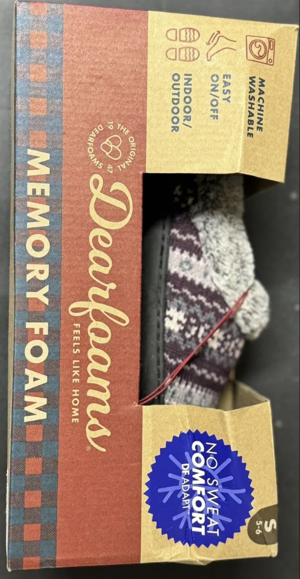 Dearfoam Memory Slippers