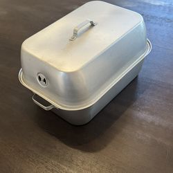 Vintage WearEver Oven Roaster Pan & Rack