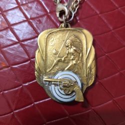Beautiful  Solid  Brass Wild West Pendant 