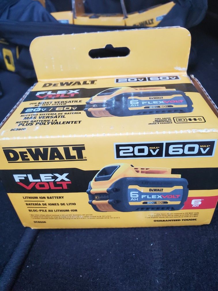 Dewalt Battery Flexvolt 6 Ah
