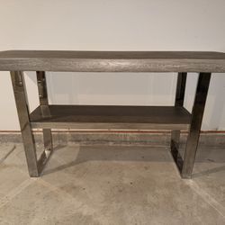 Gray Console Table