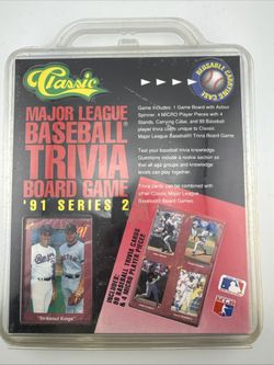 VINTAGE 1991 Classic Major League Baseball Trivia Board Game - Series 2 (Sealed/New!)