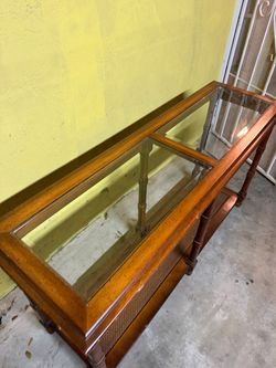 Two teir console table