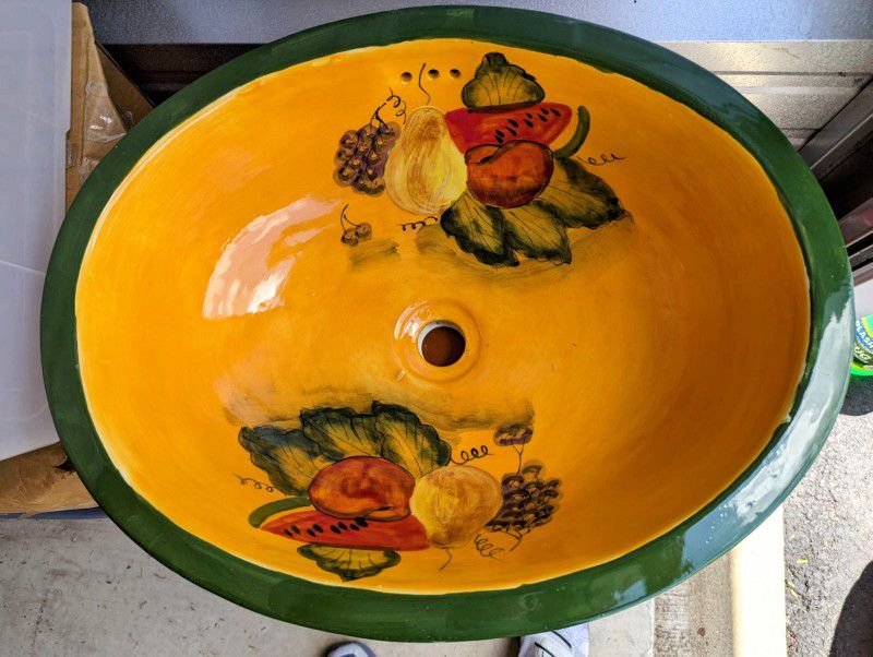 Hand Painted Sink 