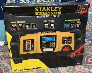 Stanley Fatmax PoweriT 1000A Jump Starter USB Power Air