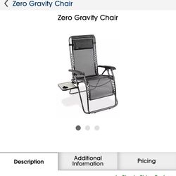 Zero Gravity Chair