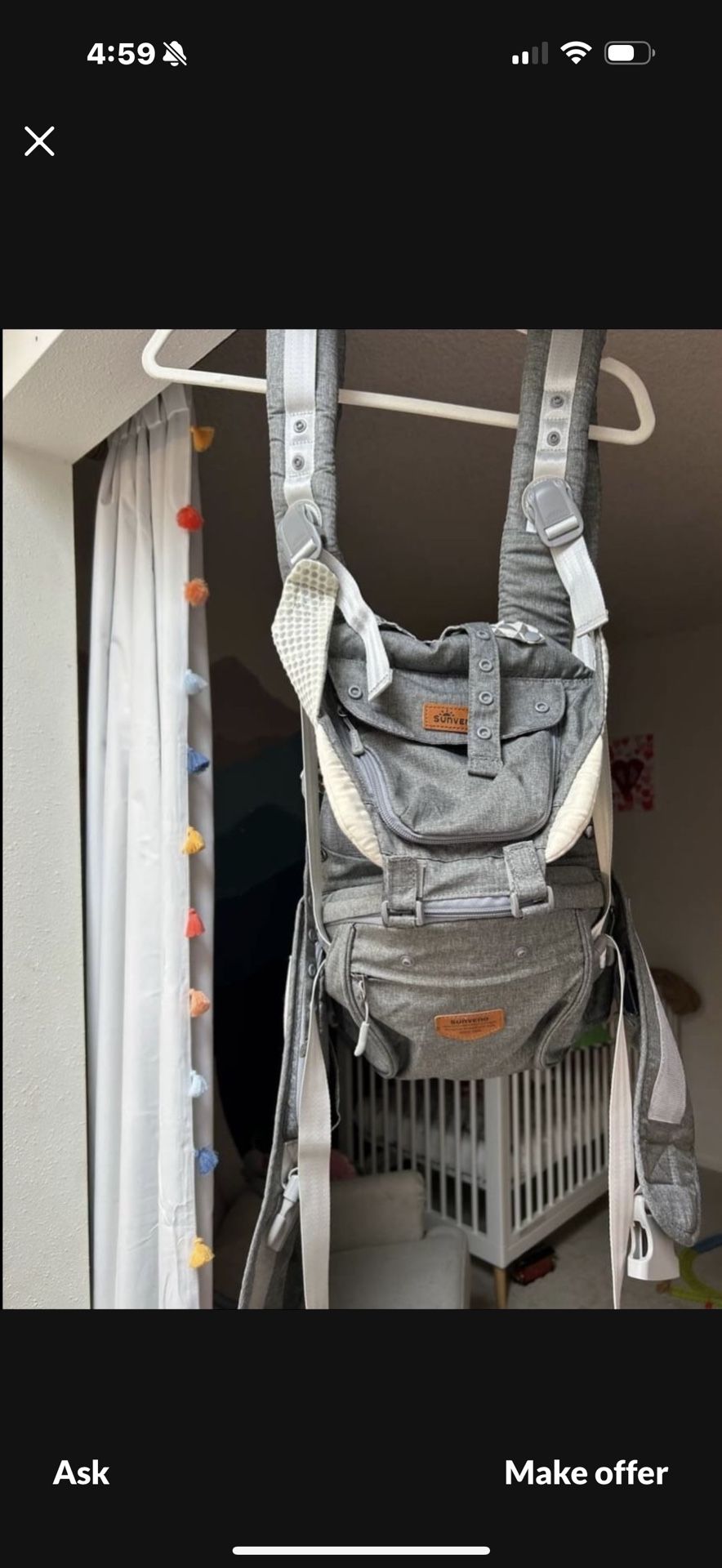 SunVeno Baby Hip Seat & Carrier 2in 1