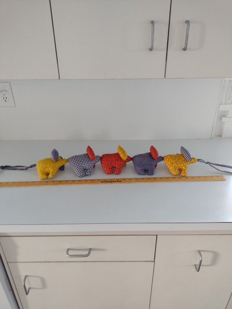 Stuffed Elephant Nursery Decor