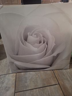 Wall Rose Art Canvas