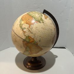 The George F. Cram Companies Classic 12" Style Globe with Metal Base! Used great condition