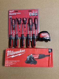 Milwaukee 7 AMP Corded 4-1/2 IN  Small Angle Grinder  With  Sliding  Lock  On Switch