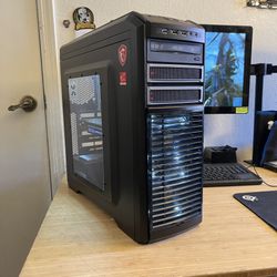 FAST Custom Built Gaming PC / AMD Ryzen 5 1600 CPU / 16GB RAM / GeForce GTX 1070 8GB GPU / 512GB SSD + 1TB HDD / White LEDs / Windows 11 Pro
