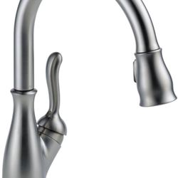 Delta Leland Pull-Down Faucet (Arctic Stainless) - NEW Open Box - 75% OFF MSRP! Price: $135
