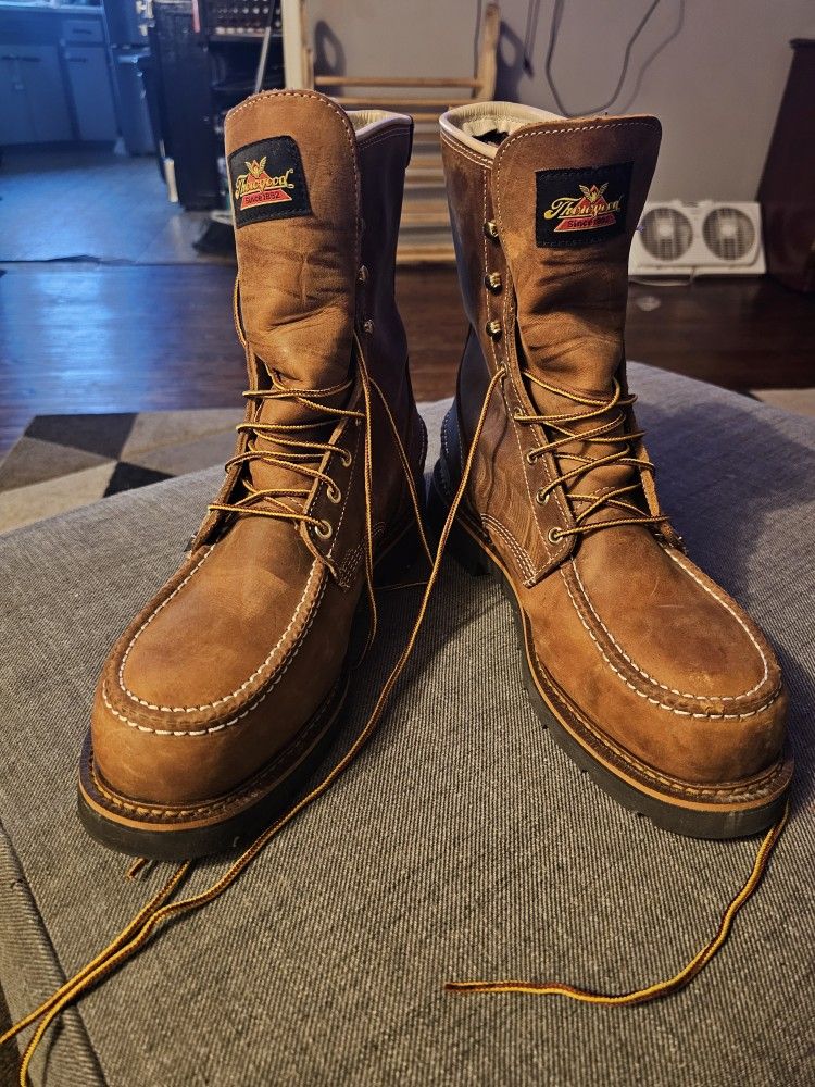 Thorogood 1957 Series 8" Steel Toe Boot Brown Mens Size 11