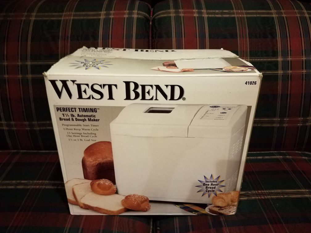 NEW WEST BEND AUTOMATIC BREAD & DOUGH MAKER