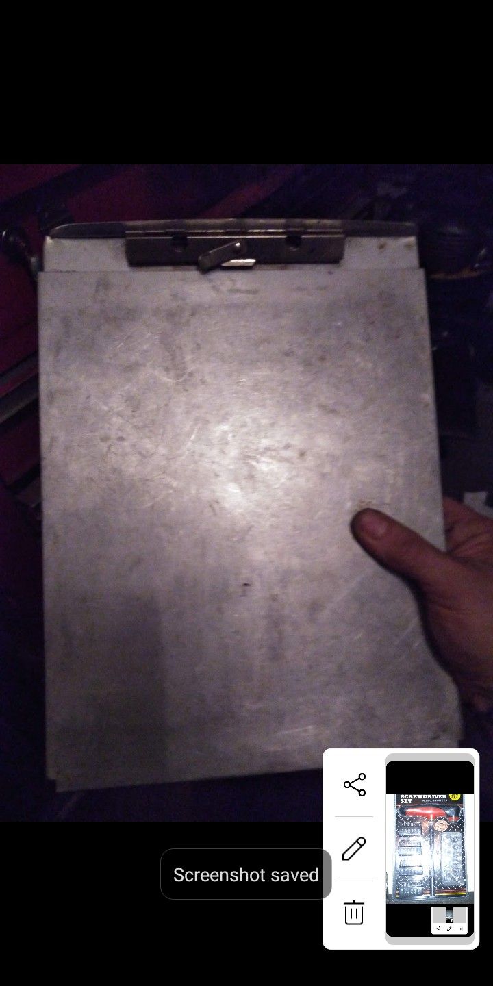 Metal clip board and paoer document case construction mechanic etc.