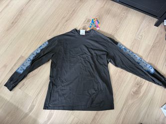 SUPREME Cracked Logo L/S Tee SIZE LARGE