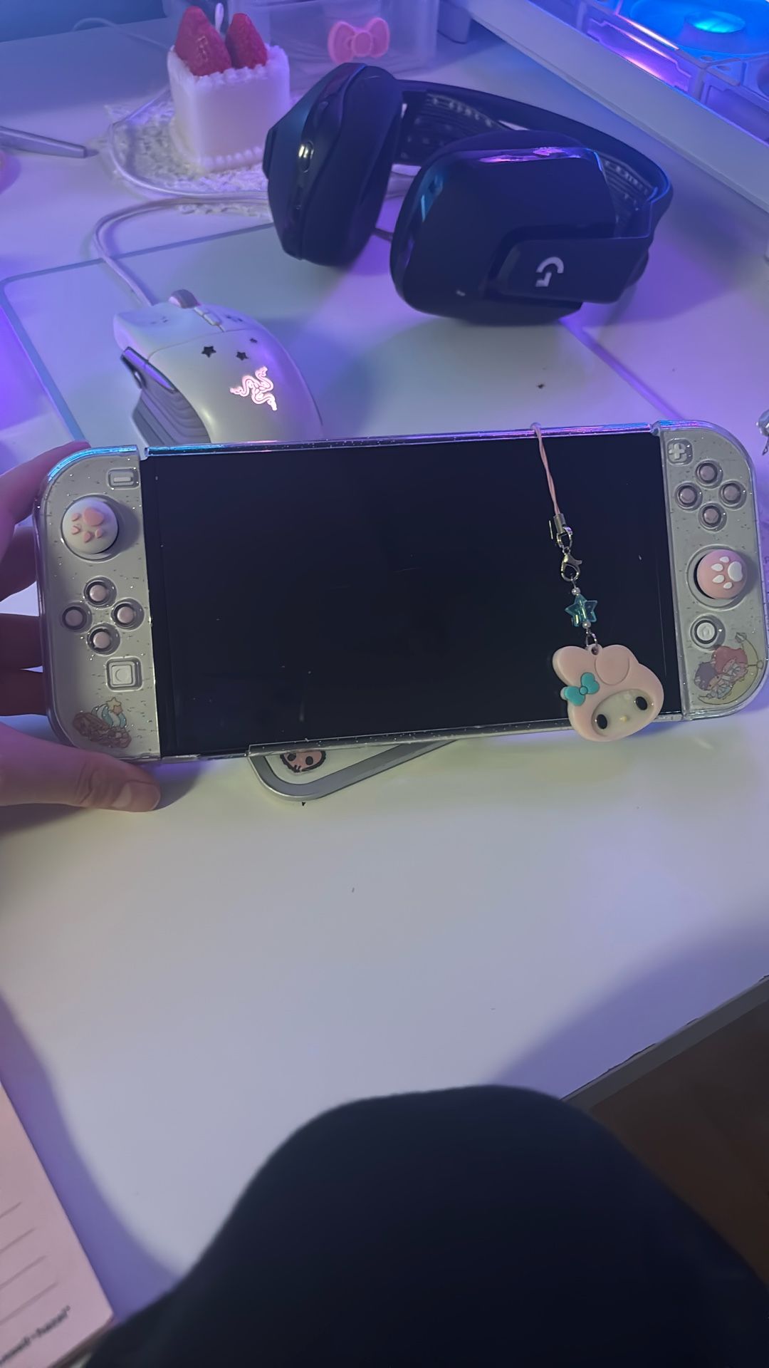 Nintendo Switch Oled With Custom Buttons