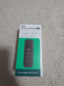 Blink Battery Doorbell 2K+ Brand New Sealed