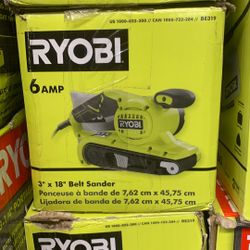 Ryobi Electric 6amp Belt Sander $20 Each Unit Quantity Available 
