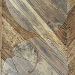 Two Circular Pieces Of Glass