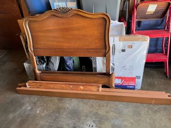 Vintage twin bed!