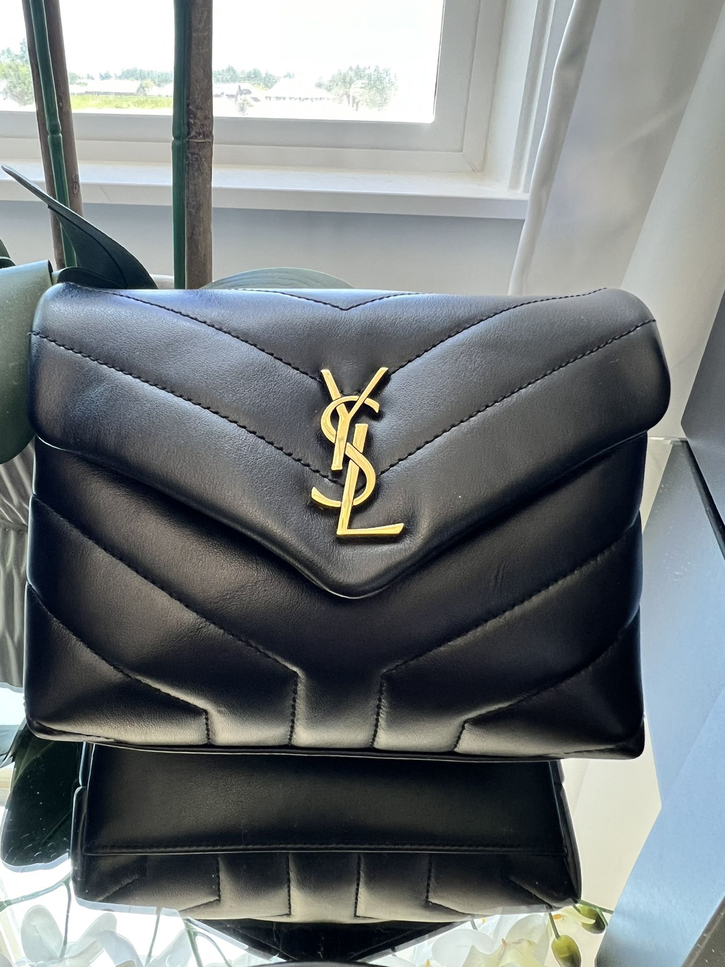 YSL Mini Loulou Matelassé Leather Shoulder Bag $1,450