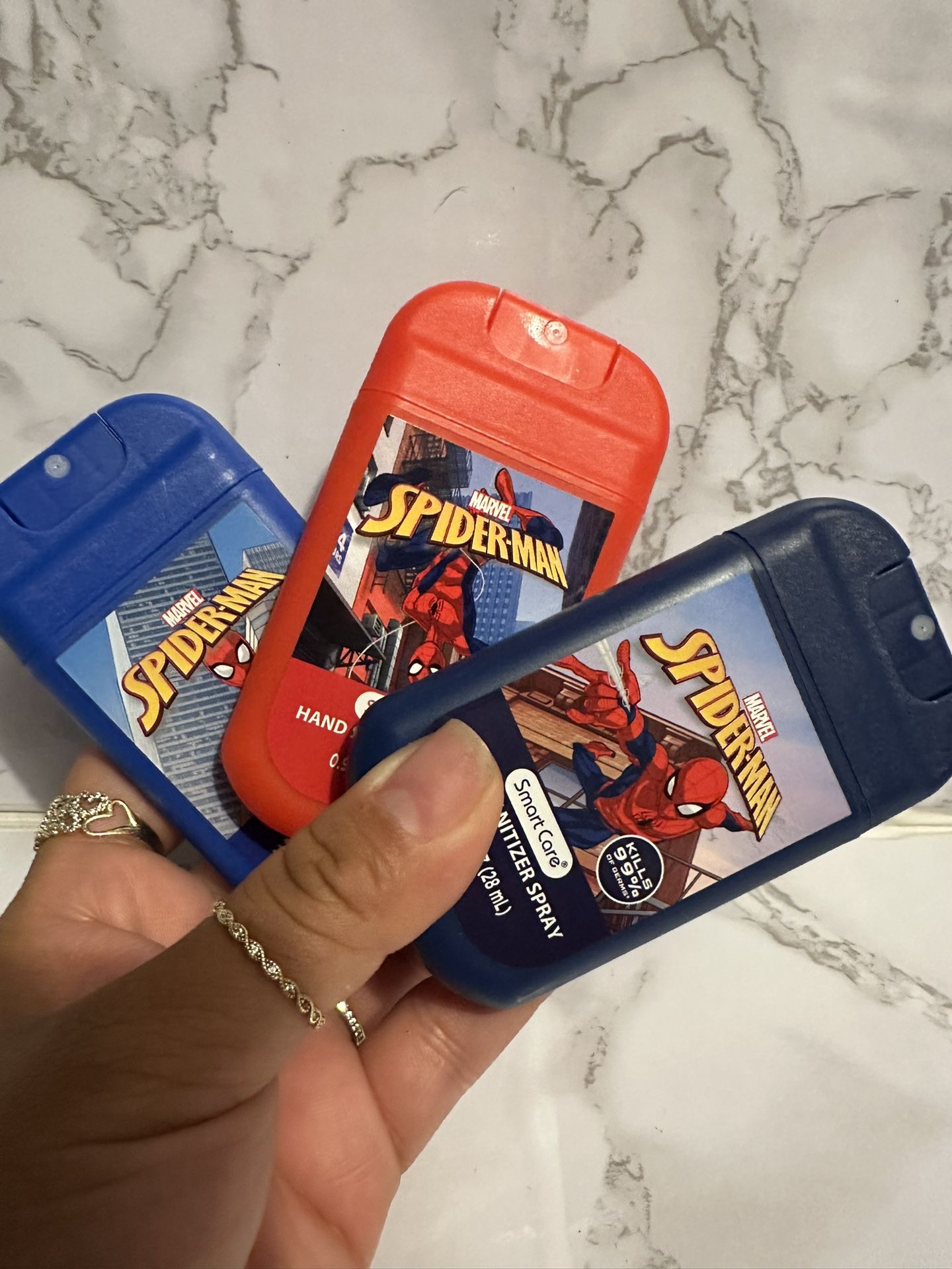 Spiderman Hand Sanitizer 5 Each