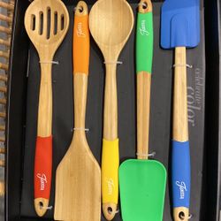 Bamboo Utensil Set Five Pieces