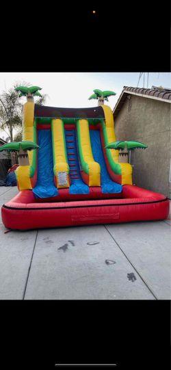 Double water slide