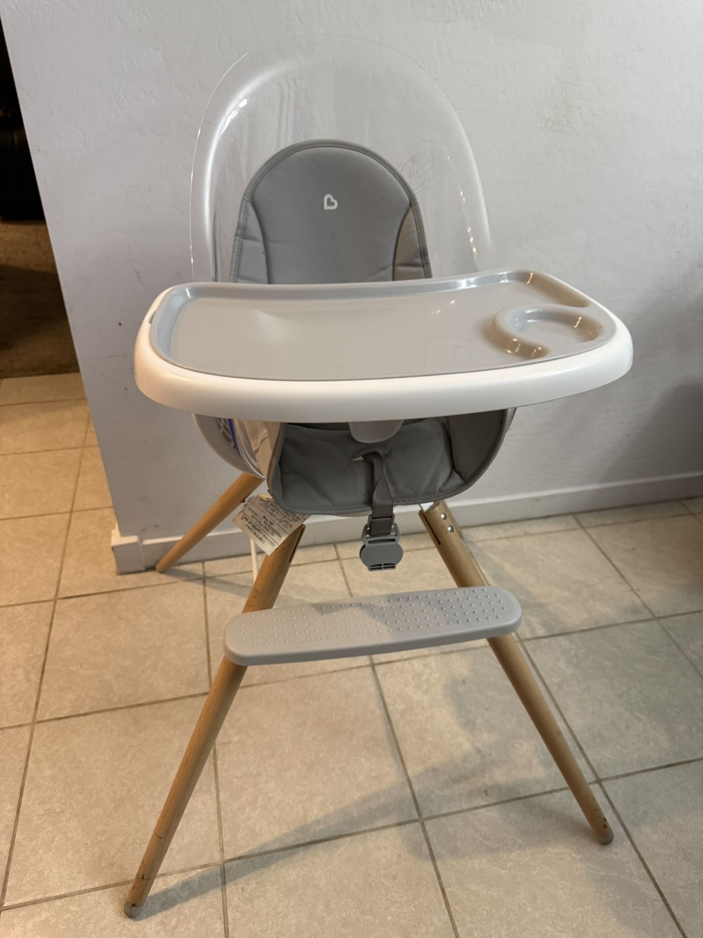 Clear Munchkin High Chair