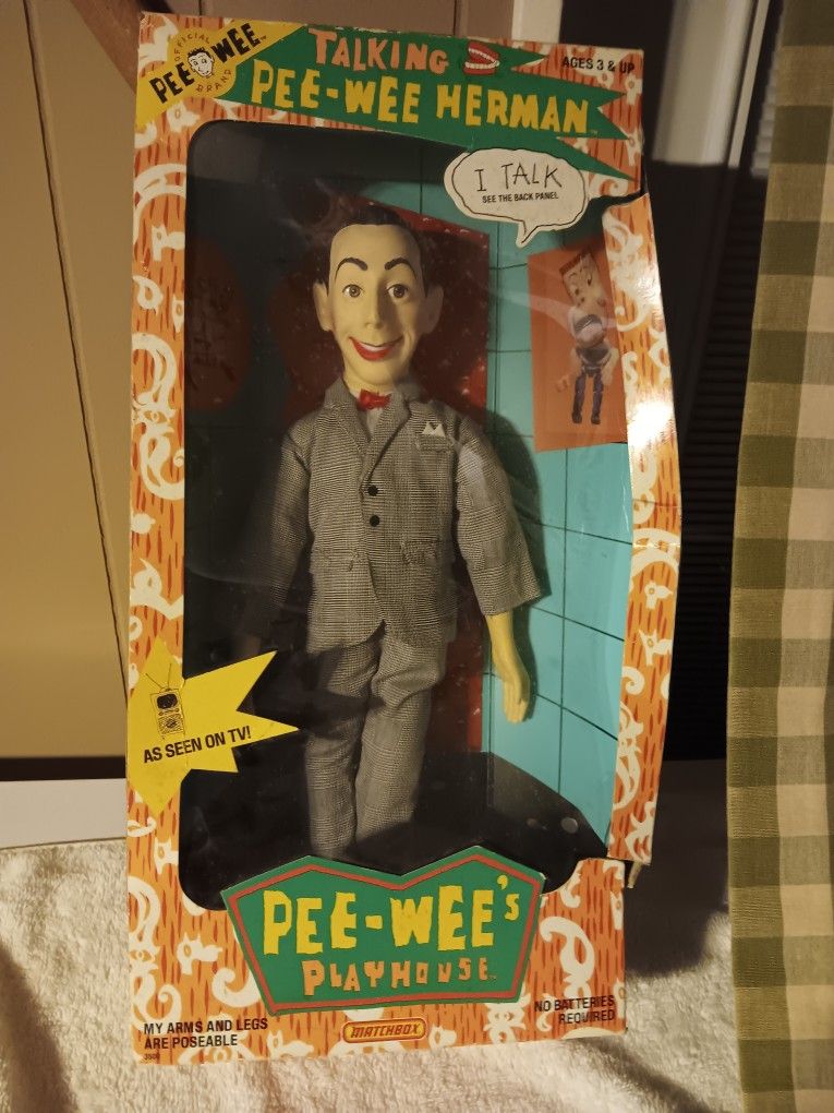 1987 Pee-Wee Herman Pull String Doll
