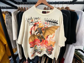 Lost Intricacy Batwing ComplexCon 2024 T-Shirt Off White Heavyweight Graphic Tee Size XXL