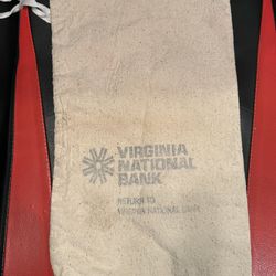 Virginia National Bank Money Bag