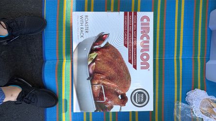 Circulon Roaster W/RACK Non stick.