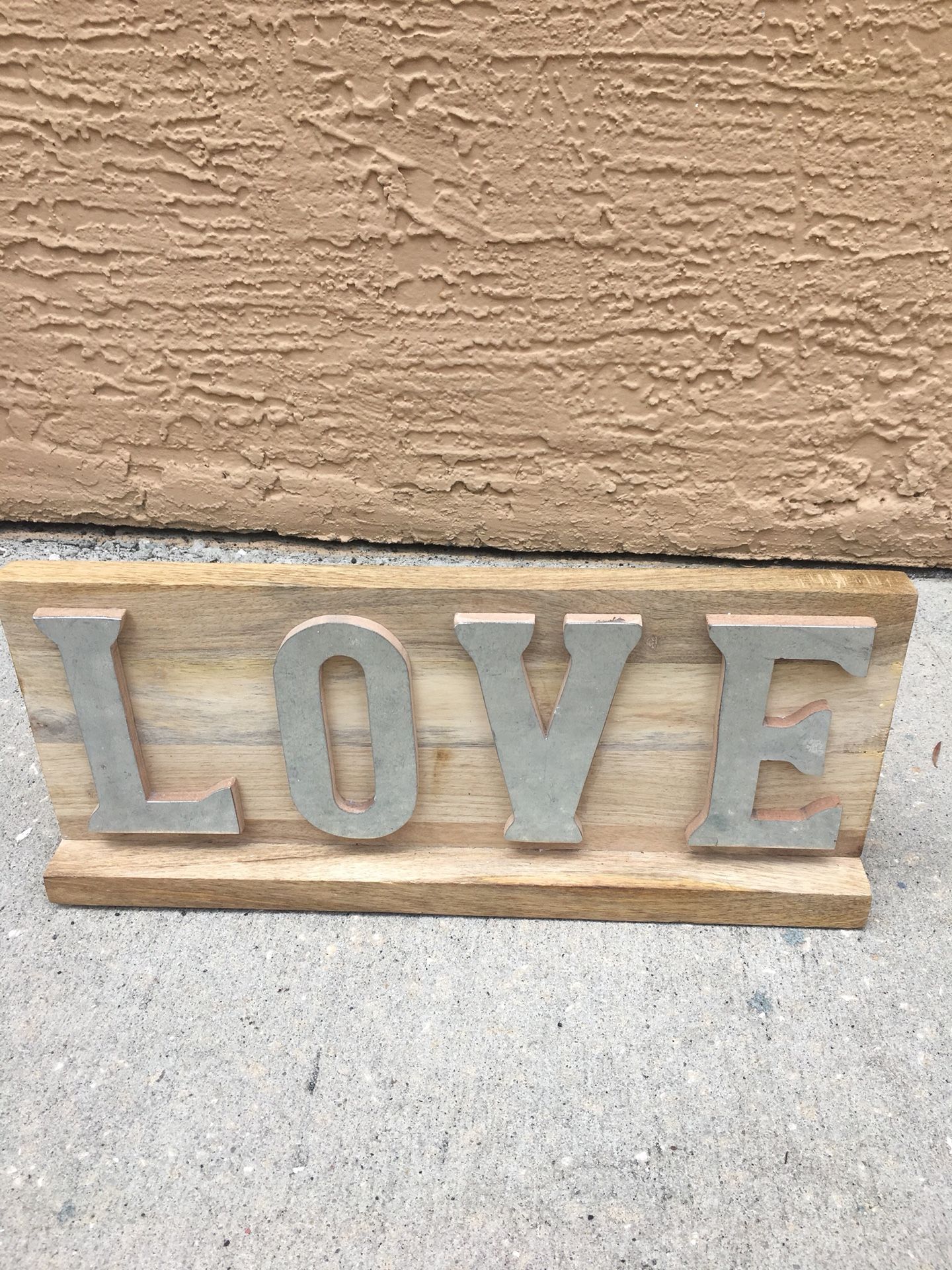 Wooden LOVE art