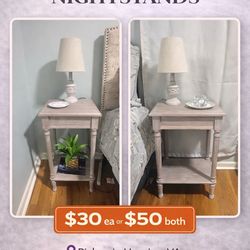 Matching Nightstands – Set of 2