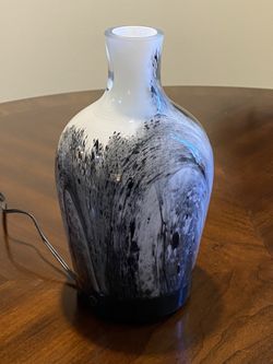 ScentSationals Ultrasonic Essential Oil Diffuser - Marble Glass, Color Changing LED Lights
