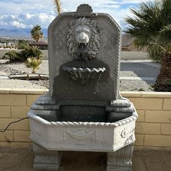 New Water Fountain Made Out Of Cement Perfect Gift 