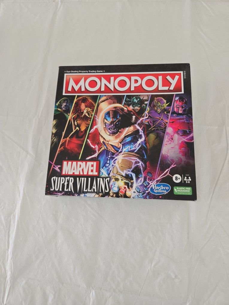 Monopoly Marvel Super Villains NEW!
