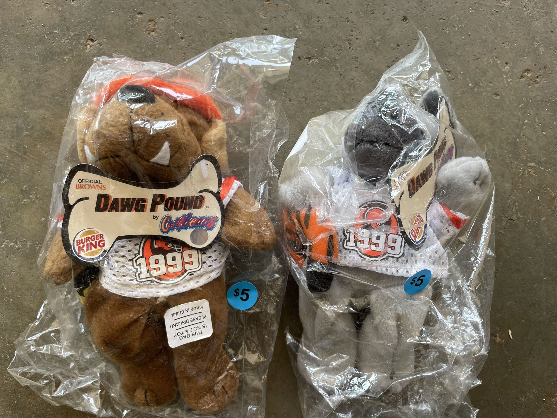 Cleveland Browns Burger King Dogs