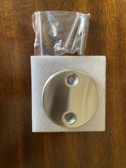 Tub Overflow Face Plate - Brushed Nickel