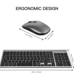 Wireless Keyboard Mouse Combo