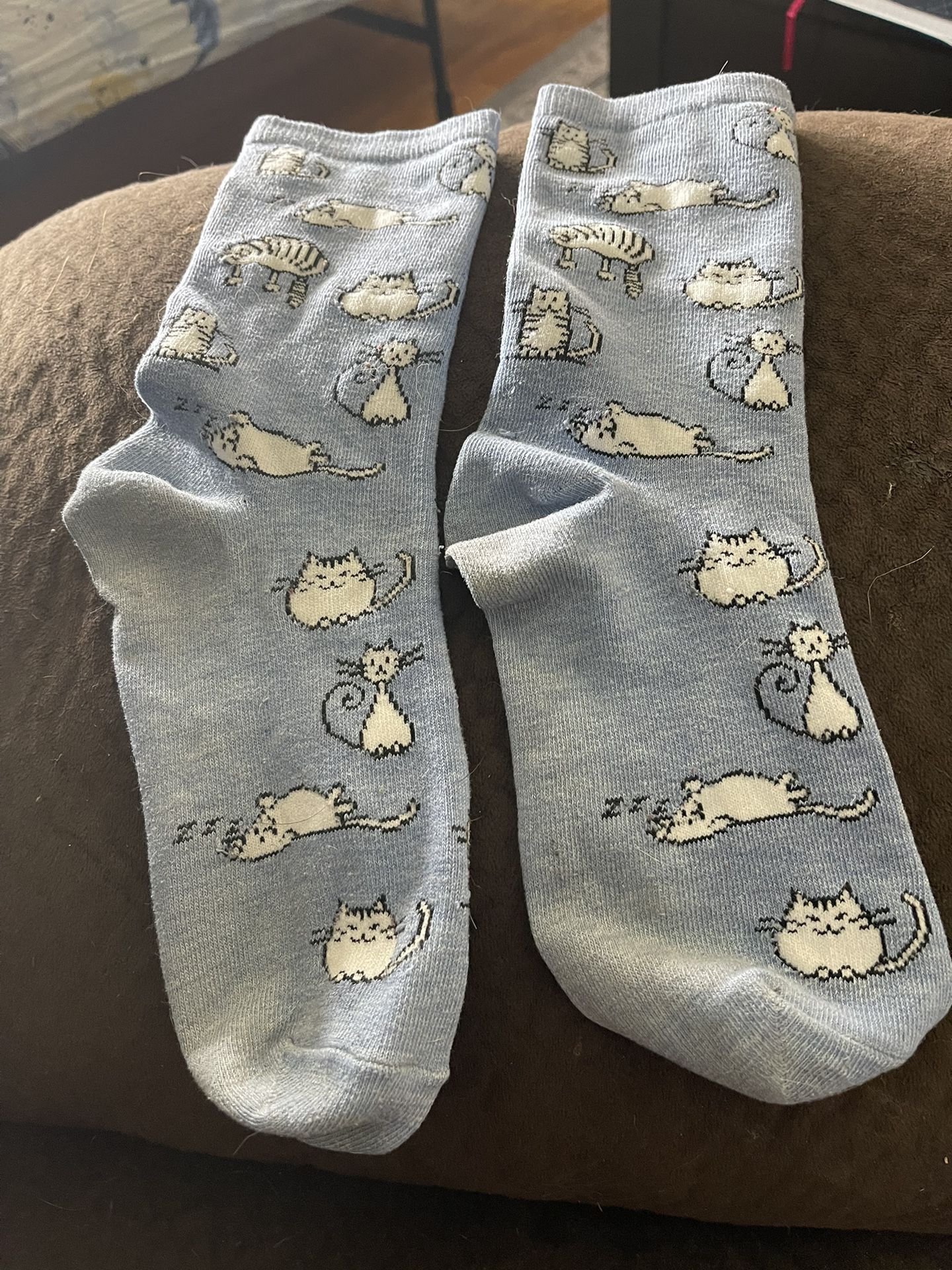 Women’s Socks With Cats Print 