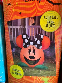 Pumpkin Minnie inflatable